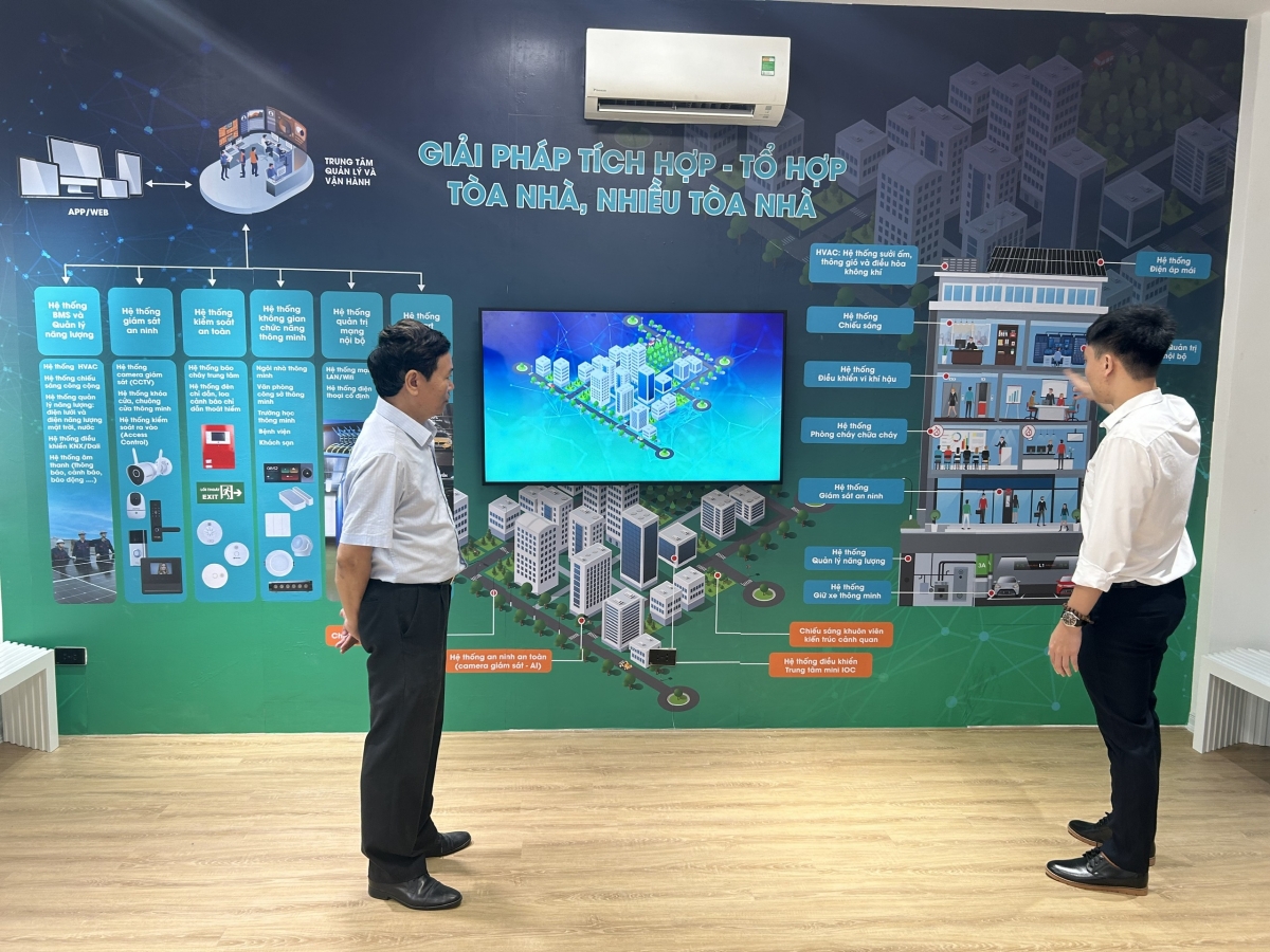 Đại biểu tìm hiểu, trải nghiệm giải pháp Smart home của Rạng Đông trong khuôn khổ chương trình
