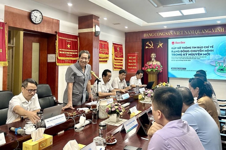 Ông Nguyễn Đoàn Thăng phát biểu tại sự kiện. Ảnh: Hải Anh