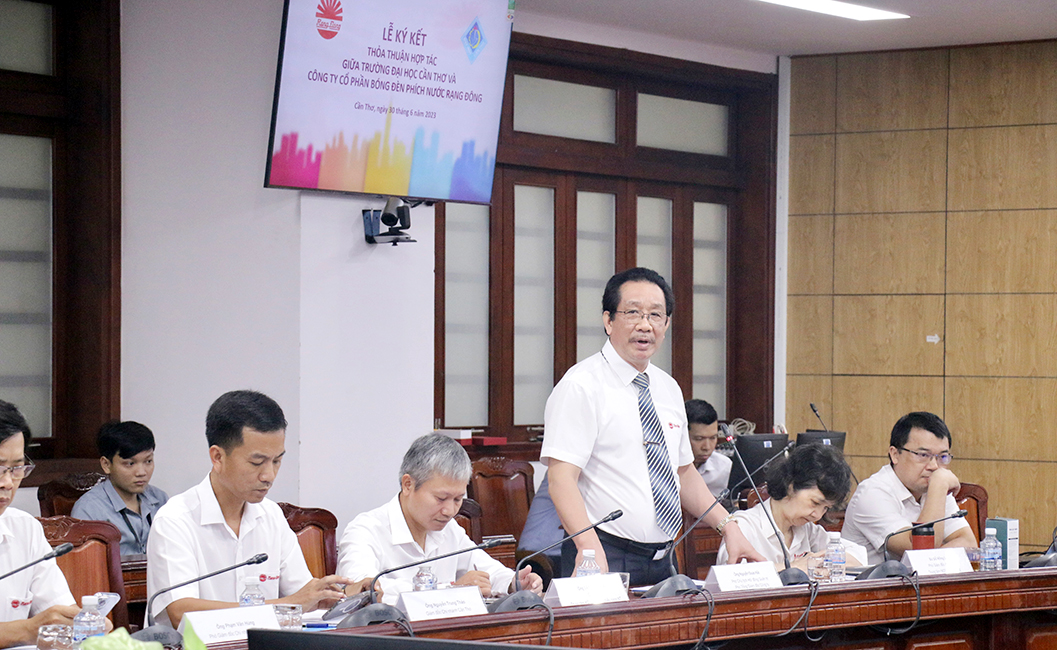 ​Ông Nguyễn Đoàn Kết – Phó Chủ tịch HĐQT Công ty CP BĐPN Rạng Đông phát biểu