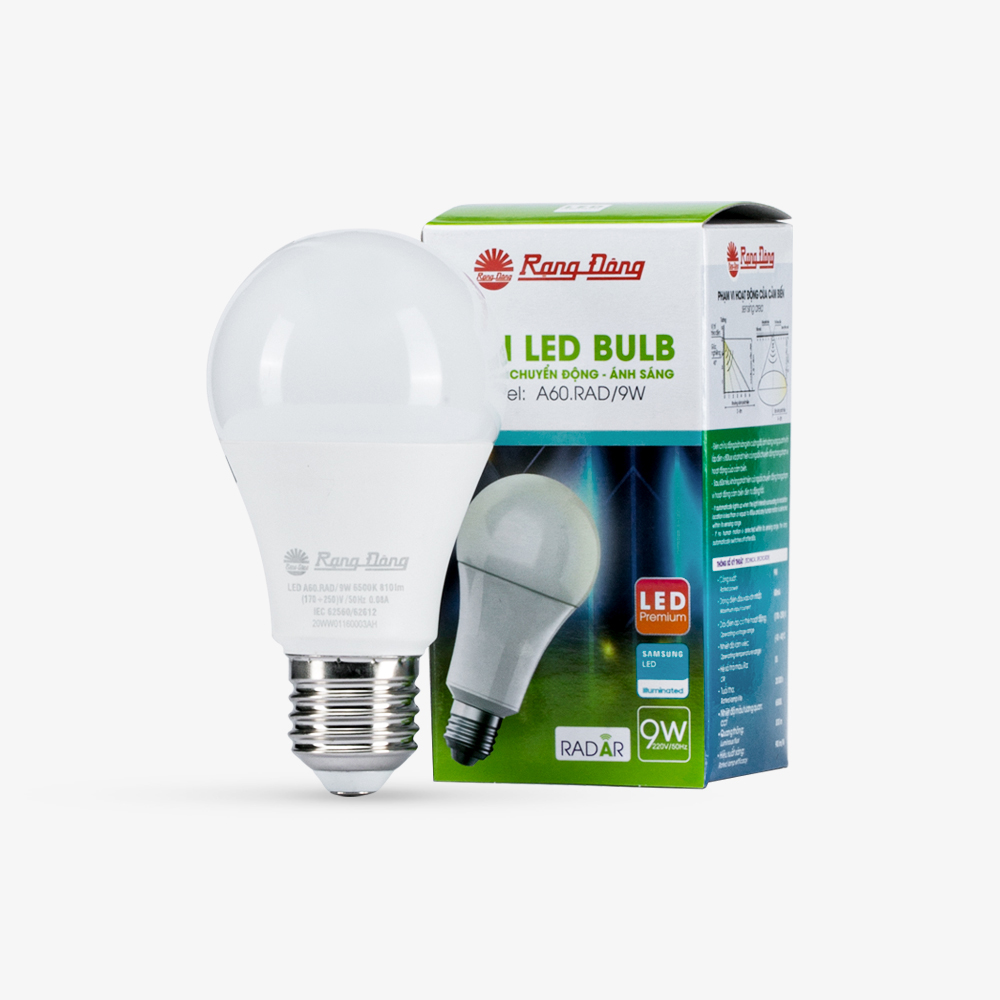 Bóng đèn LED BULB Cảm biến 9W