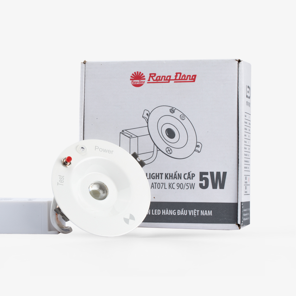 Đèn LED Âm trần Downlight Khẩn cấp 5W