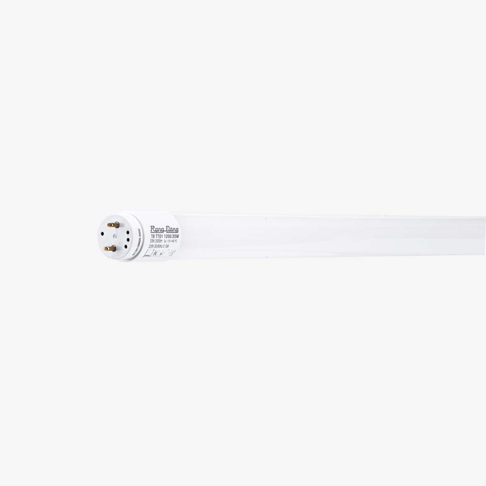 Bóng đèn LED Tuýp T8 1.2m 20W thủy tinh