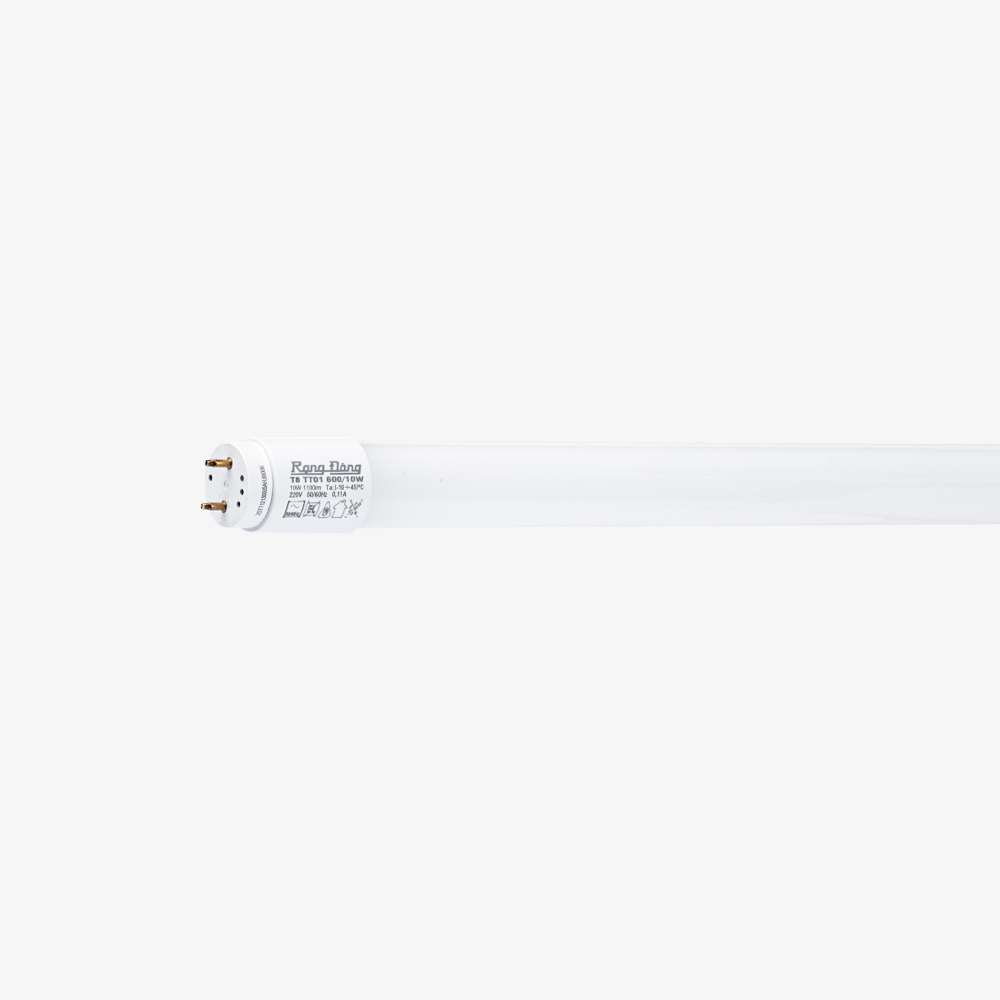 Bóng đèn LED Tuýp T8 0.6m 10W thủy tinh