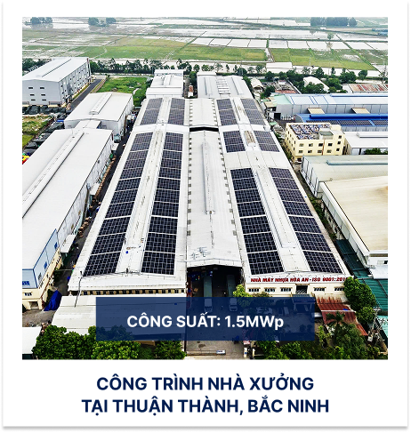 Công trình nhà xưởng tại Thuận Thành, Bắc Ninh, công suất 1.5MWp