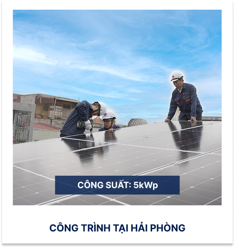 Công trình tại Hải Phòng, công suất 5 kWp