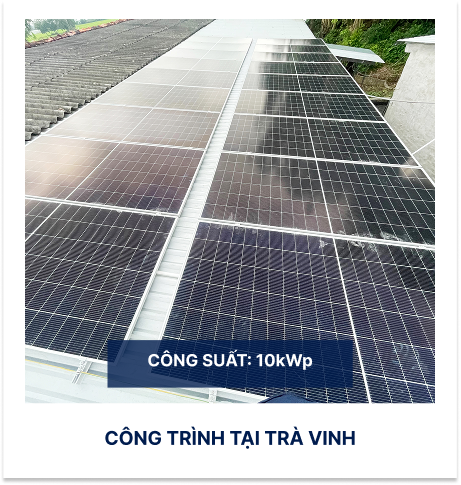 Công trình tại Trà Vinh, công suất 10 kWp