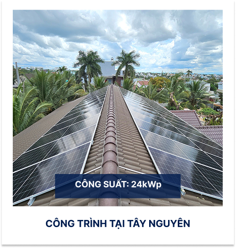Công trình tại Tây Nguyên - 24kWp