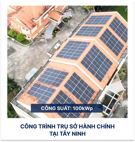 Công trình trụ sở hành chính tại Tây Ninh - 100kWp