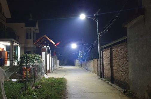 đ&egrave;n đường rạng đ&ocirc;ng ứng dụng