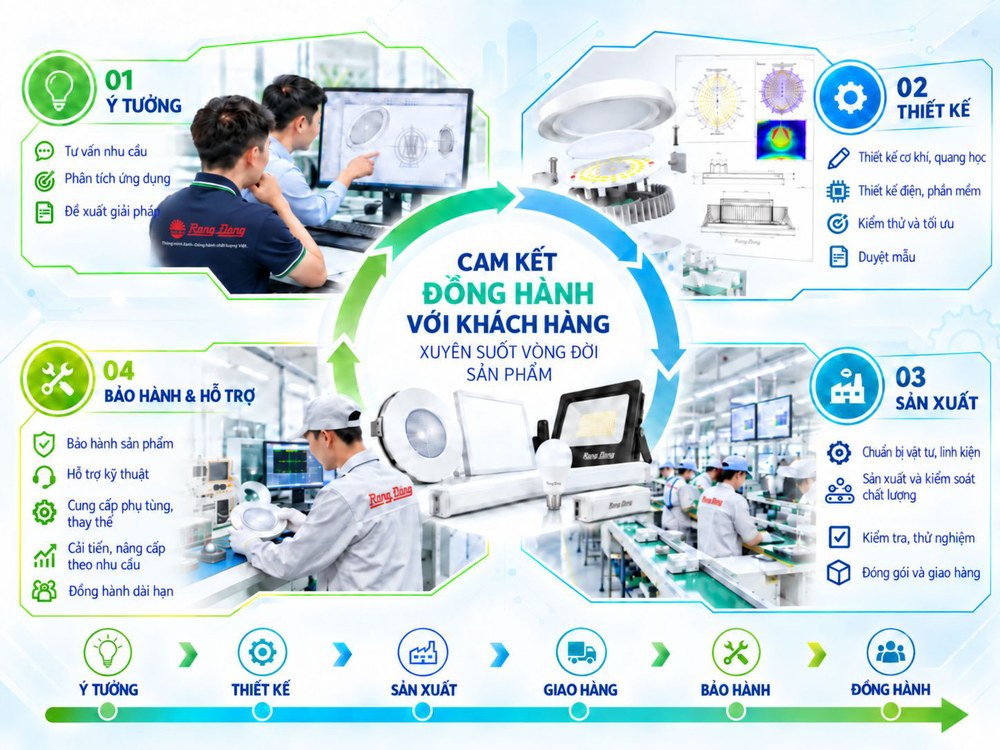Cam kết đồng hành với khách hàng xuyên suốt vòng đời sản phẩm