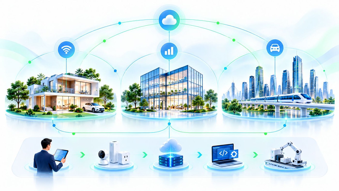 Giải pháp trọn gói IoT, Smart Home, Smart Building và Smart City