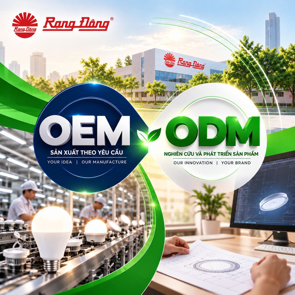 OEM - Sản xuất theo yêu cầu; ODM - Nghiên cứu và phát triển sản phẩm