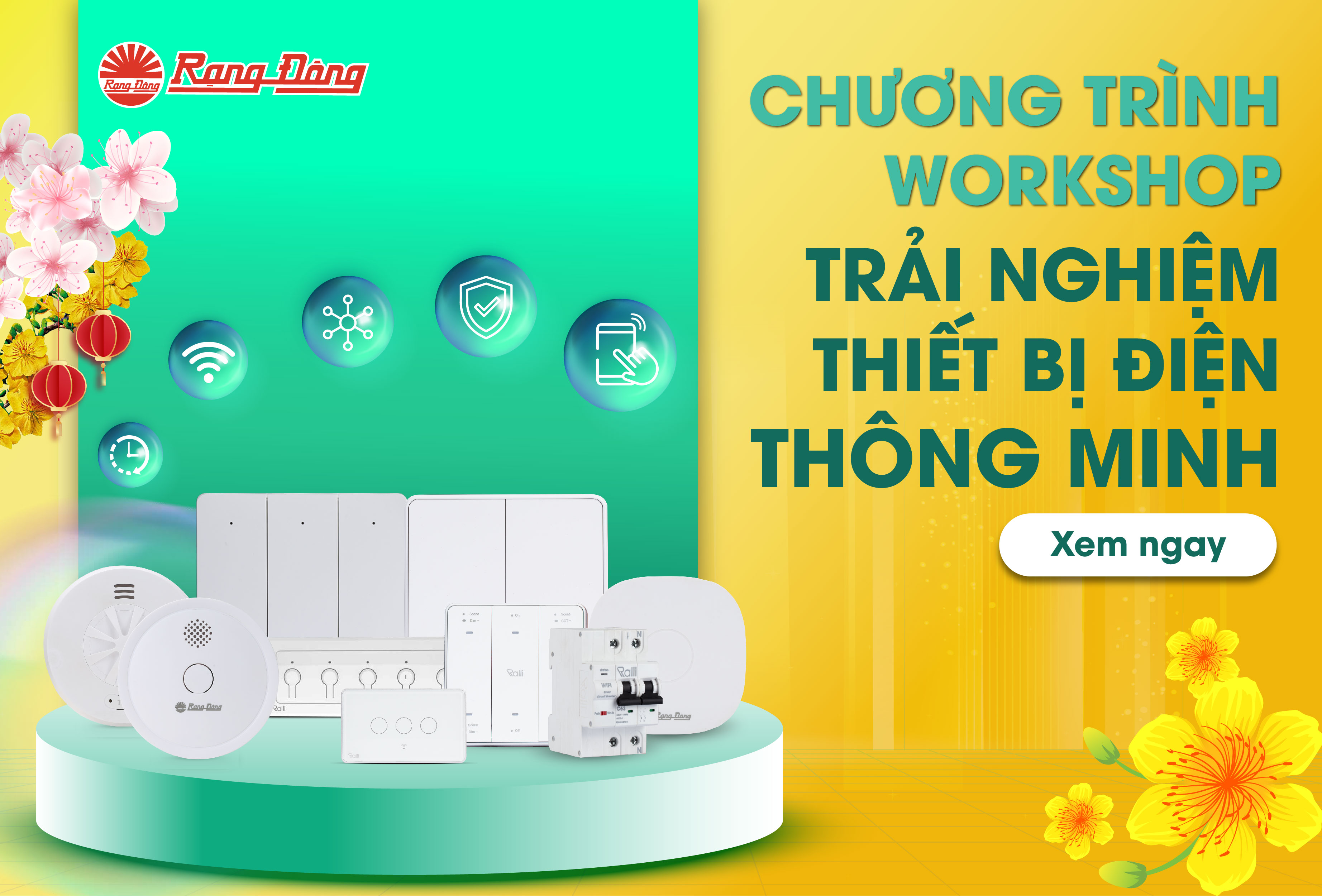 Khám phá giải pháp nhà thông minh toàn diện cùng Rạng Đông