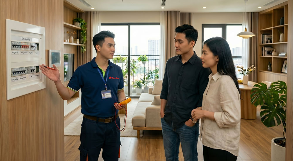 Checklist kiểm tra trước khi quyết định có phải đi lại dây điện hay không