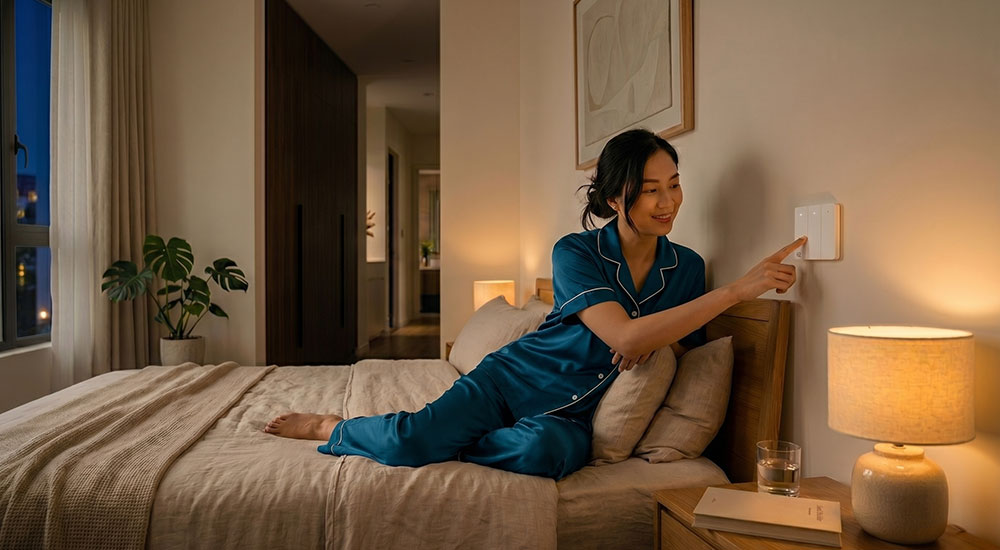 Công tắc không dây không pin giúp thêm điểm điều khiển không cần đục tường