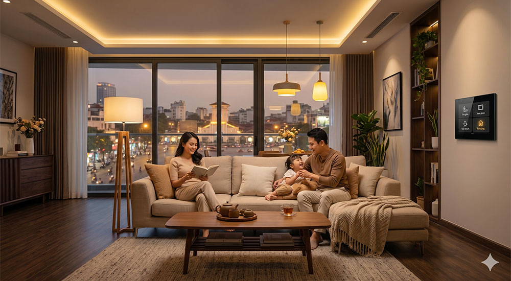 nhà thông minh mang lại trải nghiệm sống tiện nghi và thú vị