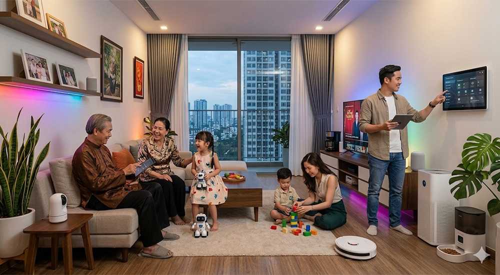 Xu hướng sử dụng nhà thông minh của gia đình Việt
