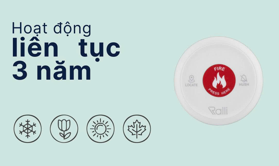 Nút báo cháy NBC01.RF -  Kích hoạt nhanh, định vị chính xác, an toàn toàn diện