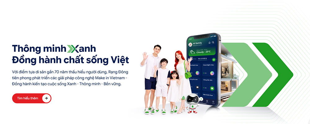 website Rạng Đông
