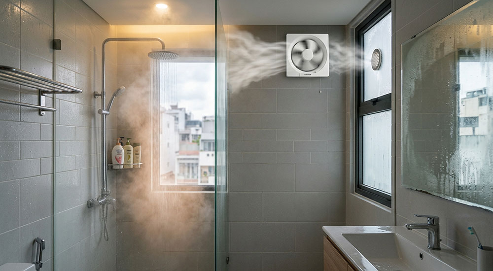 Quạt hút là gì và cách quạt hút đưa khí tù đọng ra ngoài