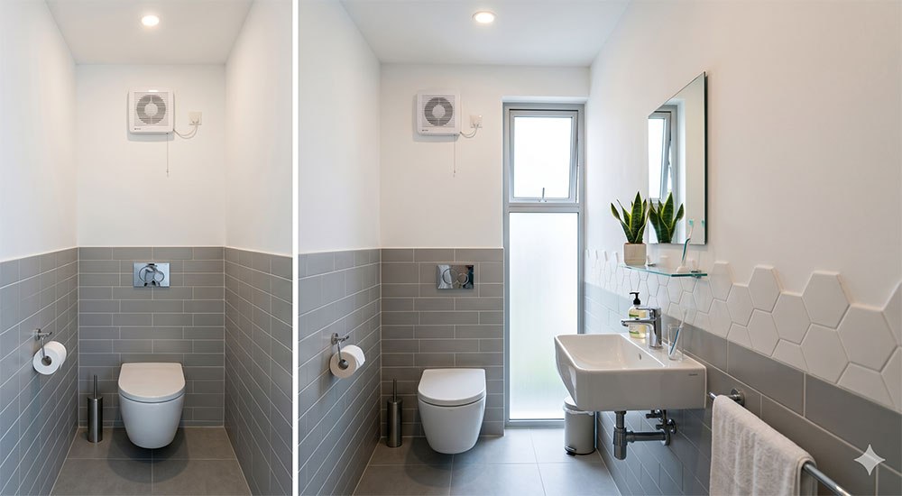 Quạt hút nhà vệ sinh phù hợp cho không gian nhỏ và kín