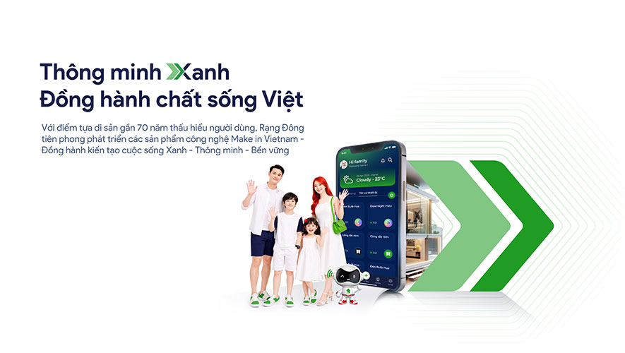 Rạng Đông công bố nhận diện thương hiệu mới - Định vị doanh nghiệp công nghệ đồng hành cùng Việt Nam phát triển và thịnh vượng