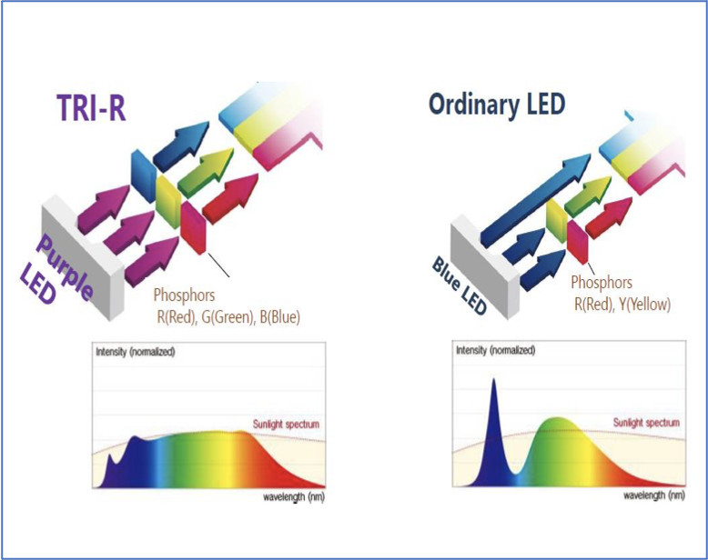 So sánh chip LED SunLike và chip LED thường