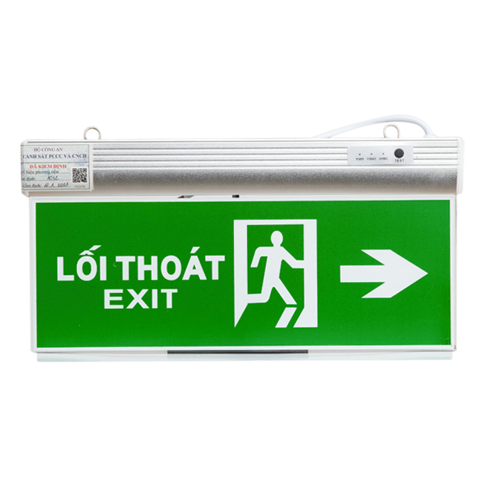 Đèn LED Exit Chỉ dẫn 1 mặt 2W (PCCC)