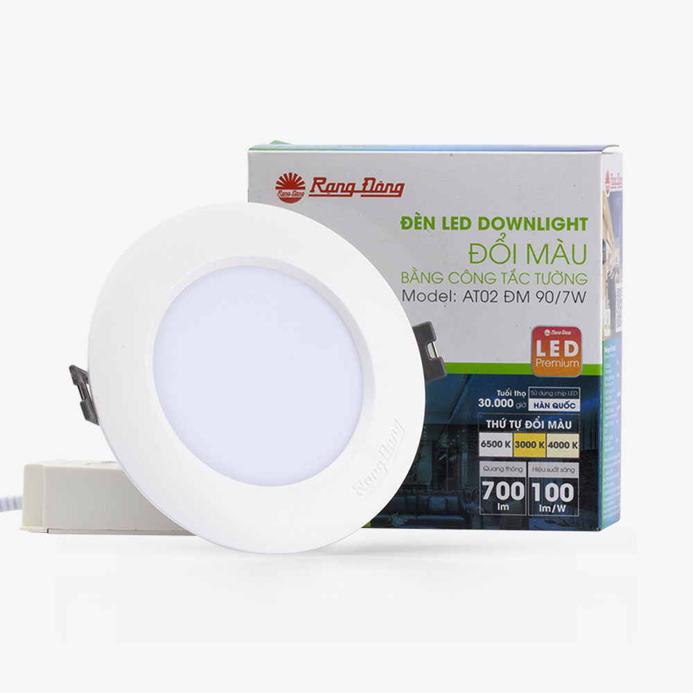 Đèn LED âm trần Downlight đổi màu