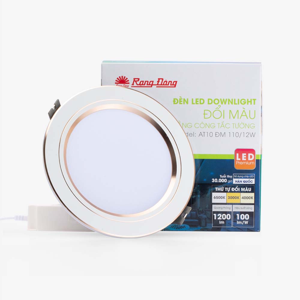 Đèn LED âm trần Downlight đổi màu