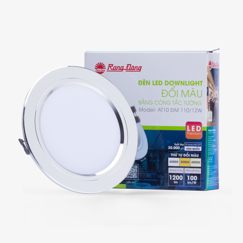 Đèn LED âm trần Downlight đổi màu