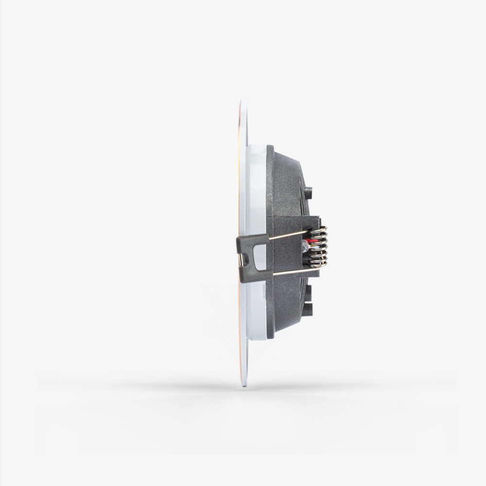 Đèn LED Âm trần Downlight Đổi màu 7W viền vàng