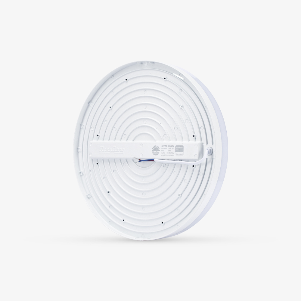 Đèn LED ốp trần tròn đổi màu đế nhôm
