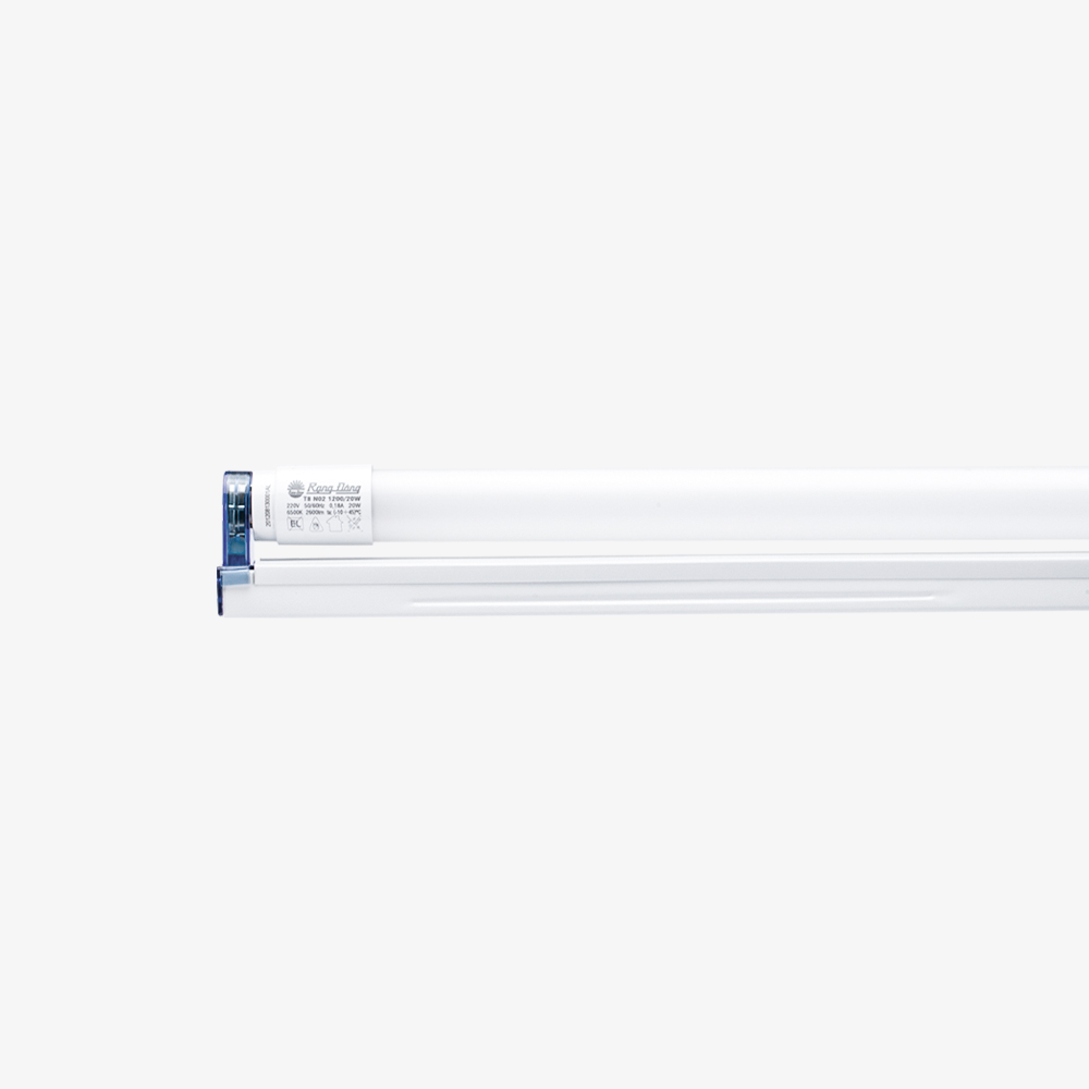 Bộ đèn LED Tuýp T8 1.2m 20W thủy tinh bọc nhựa