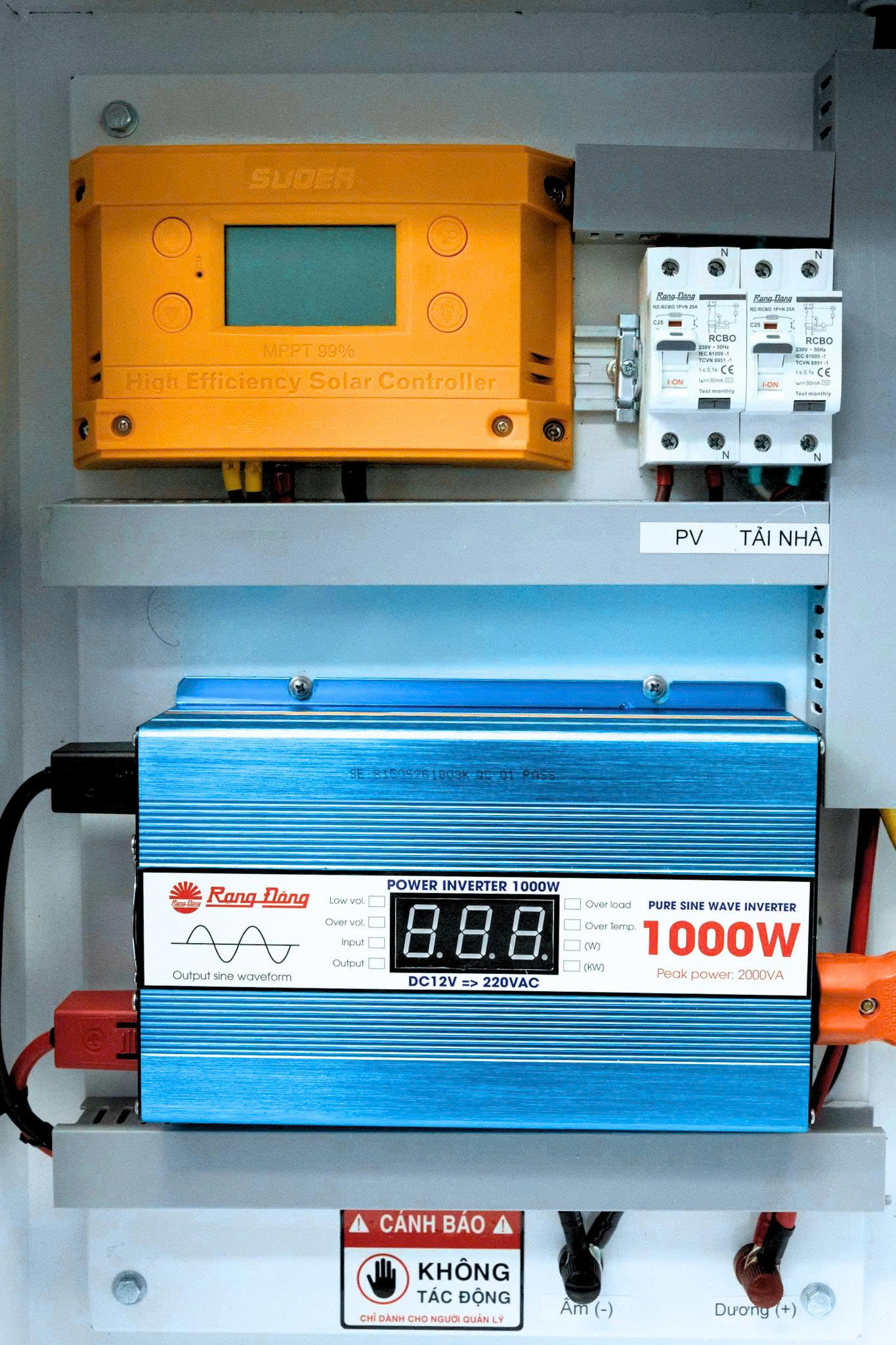 Hệ thống độc lập 1 pha 1kW