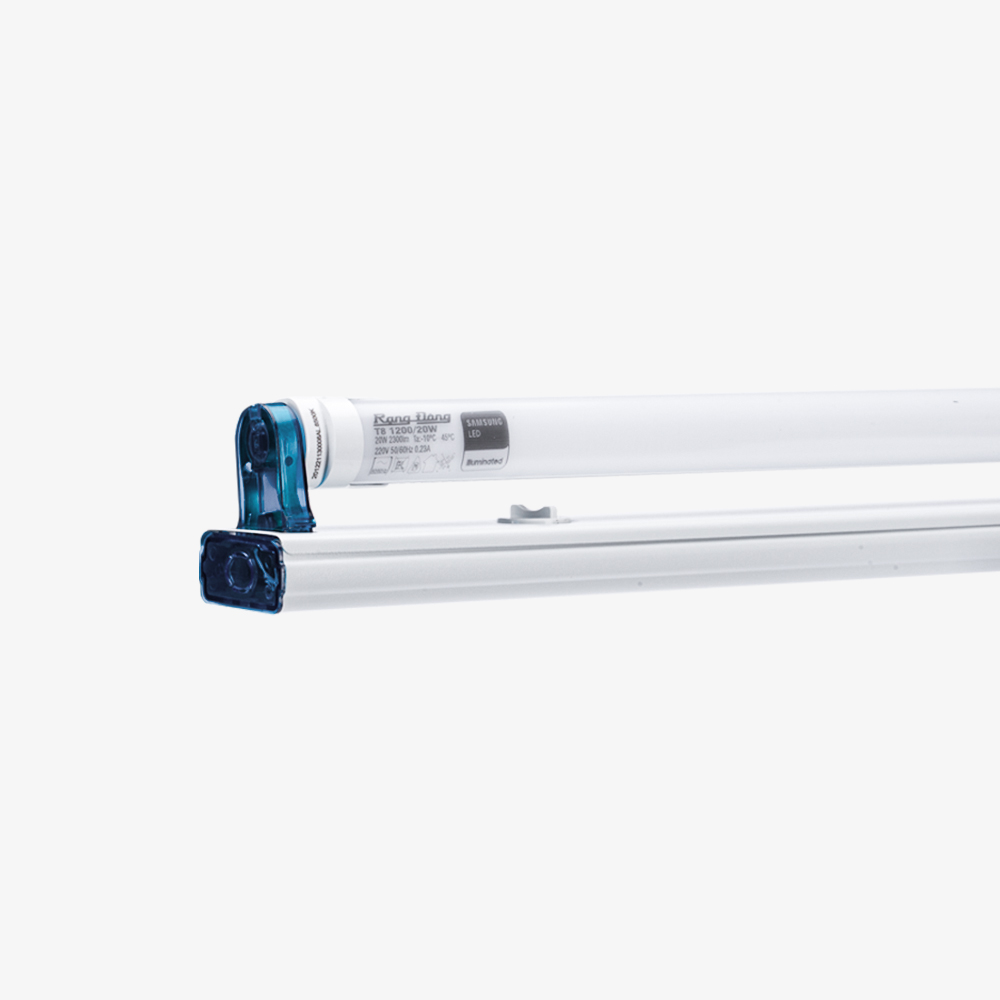 Bộ đèn LED Tuýp T8 1.2m 20W Nhôm Nhựa