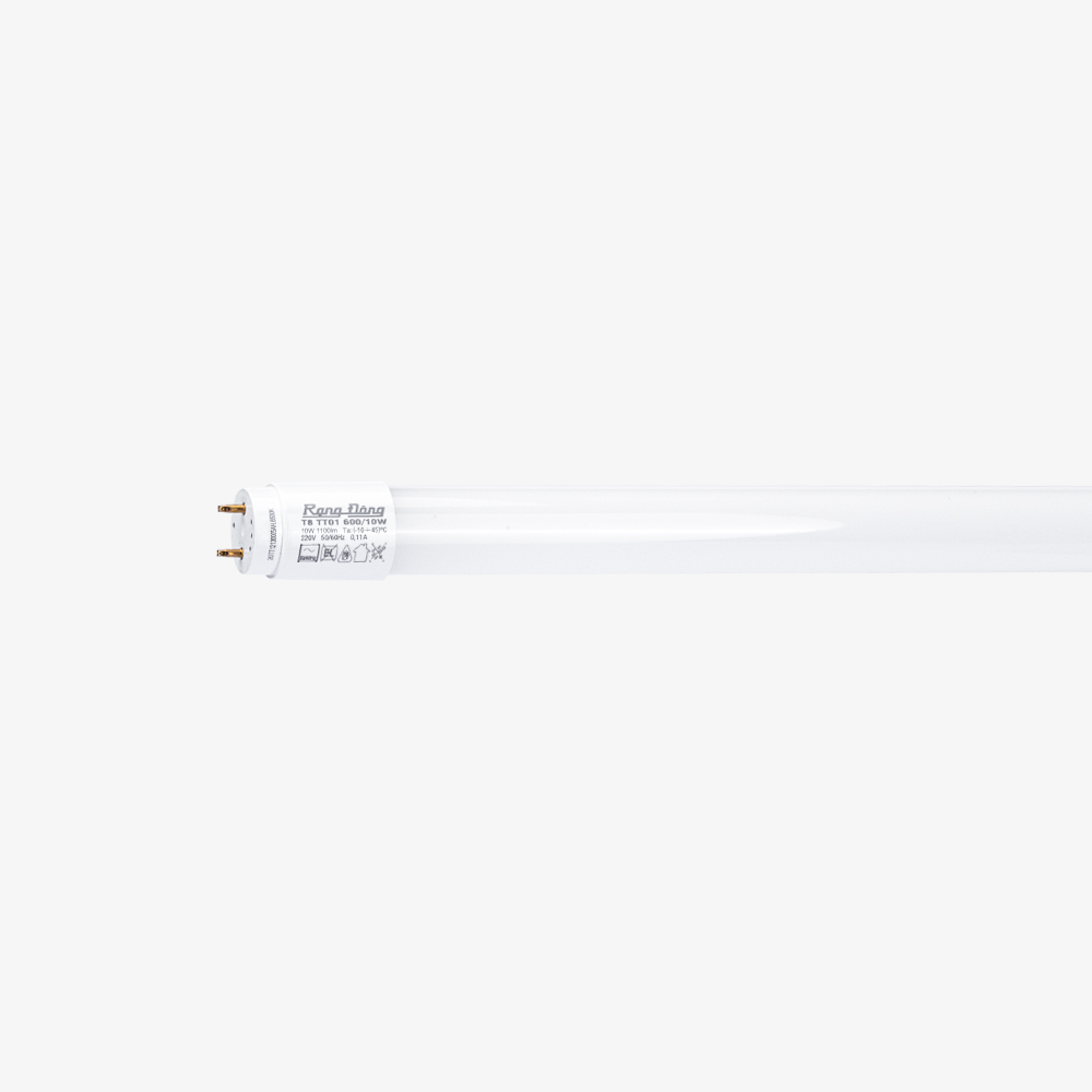 Bóng đèn LED Tuýp T8 0.6m 10W thủy tinh