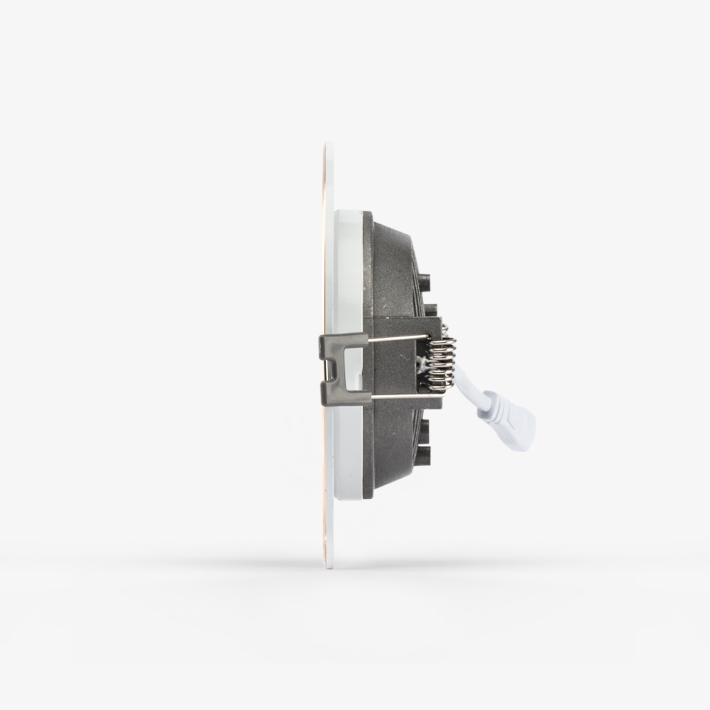 Đèn LED âm trần Downlight AT10 90/8W 3000K viền vàng