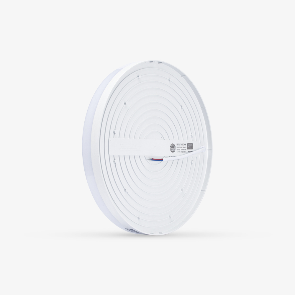 Đèn LED ốp trần tròn đổi màu đế nhựa