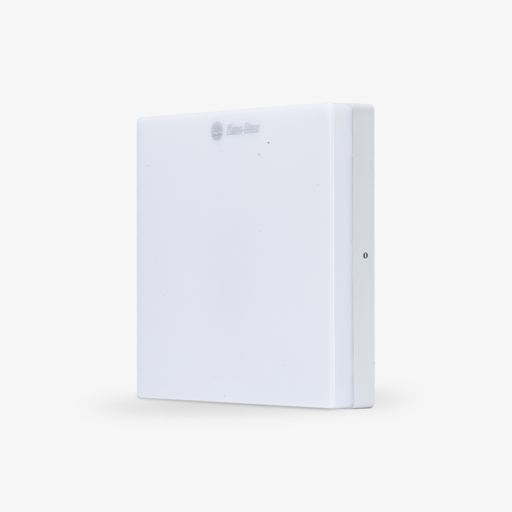 Đèn LED ốp trần vuông đế nhựa