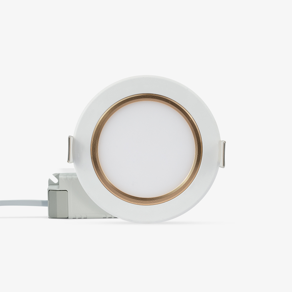 Đèn LED Panel tròn đổi màu PT05.V2 90/8W viền vàng