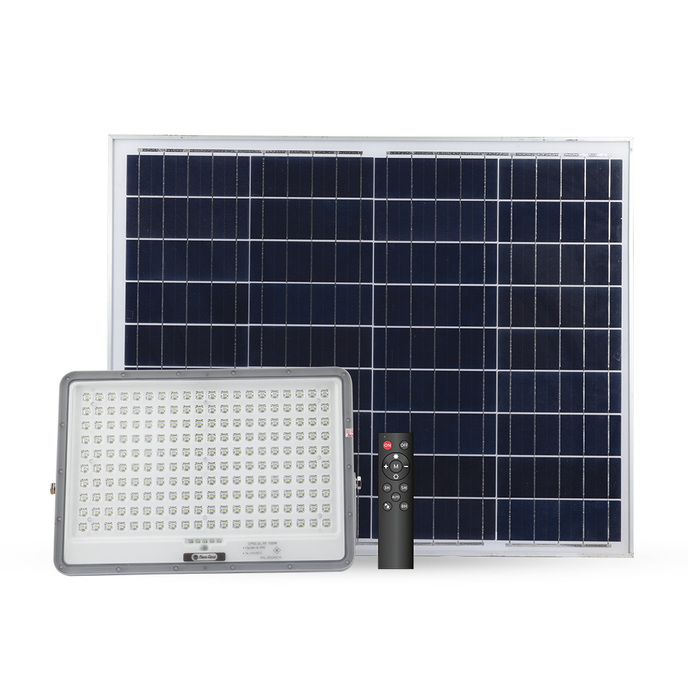 Đèn LED chiếu pha năng lượng mặt trời 100W