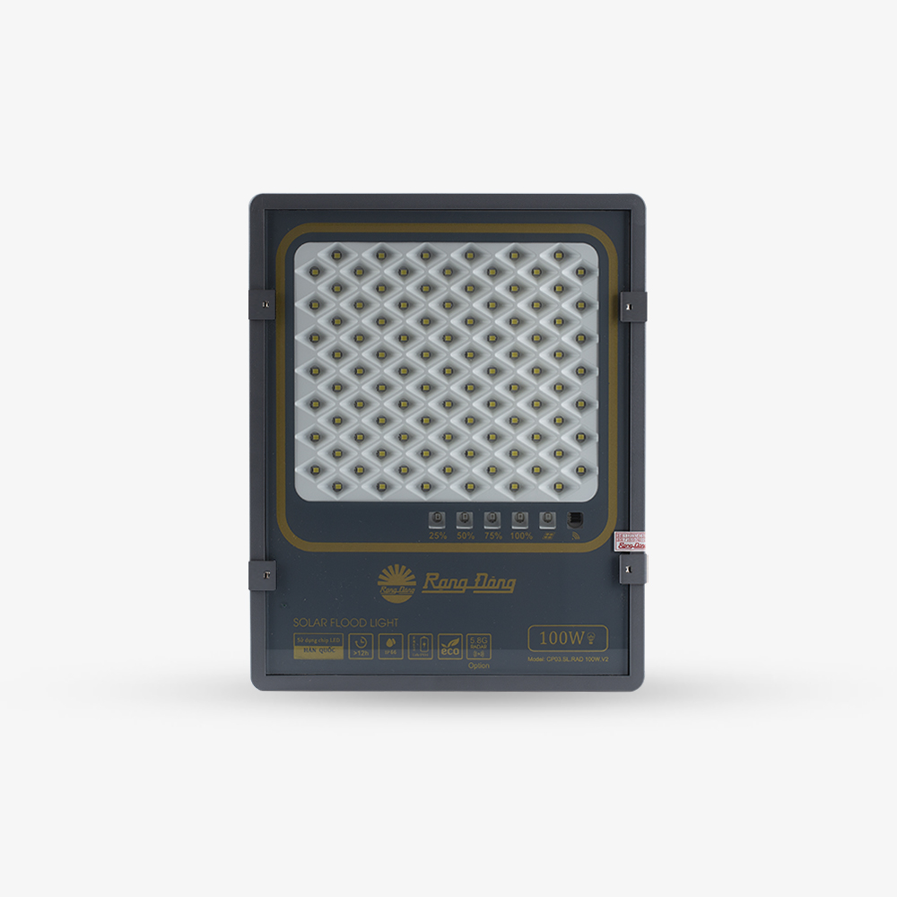 Đèn LED chiếu pha năng lượng mặt trời 100W