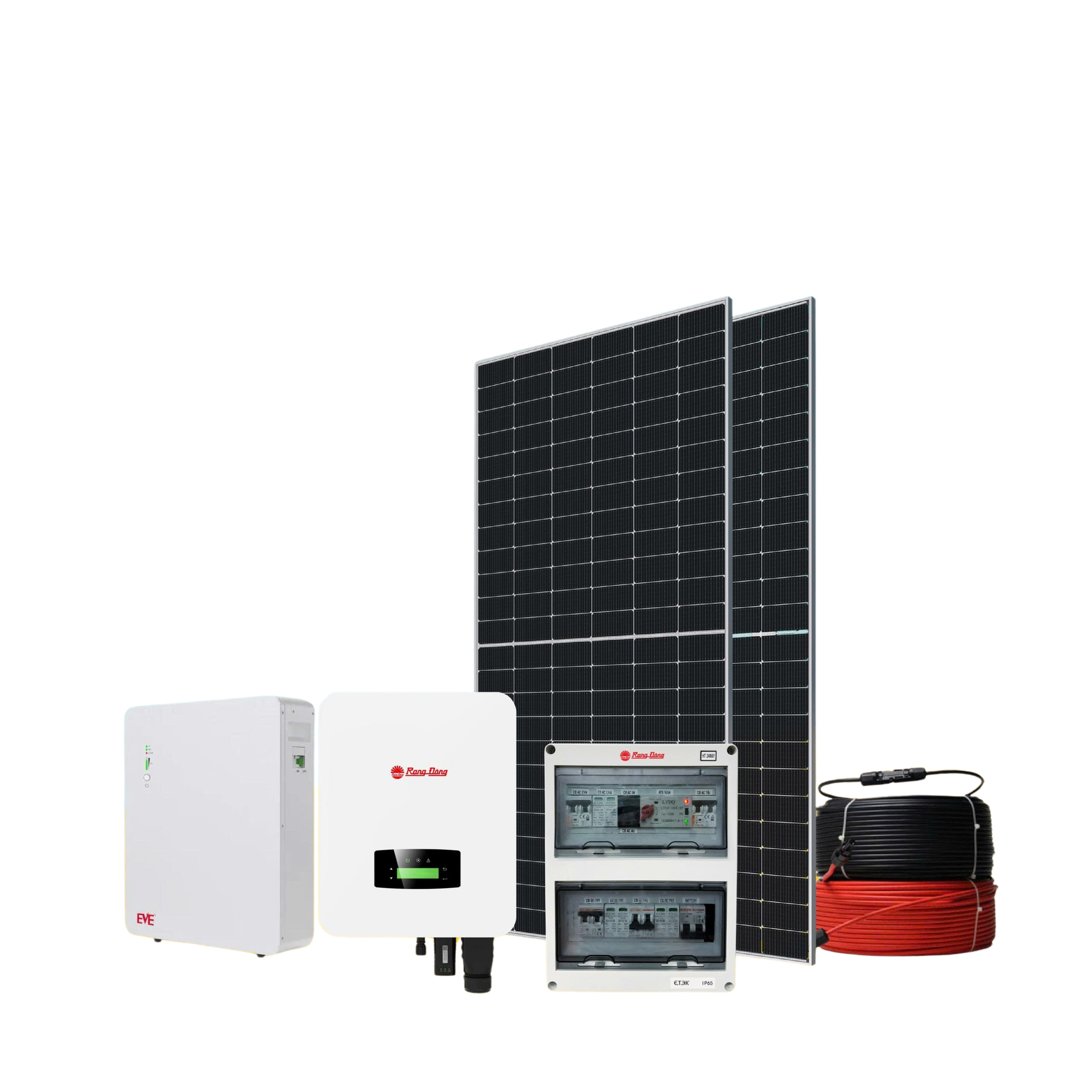 Hệ thống Hybrid 1 pha 3.8 kWp