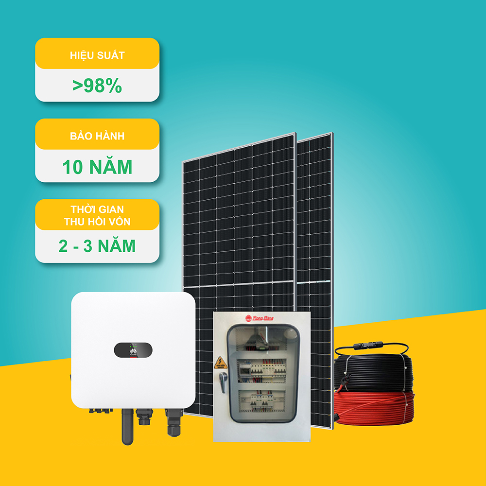 Hệ thống hoà lưới 3 pha 15.5kWp-H