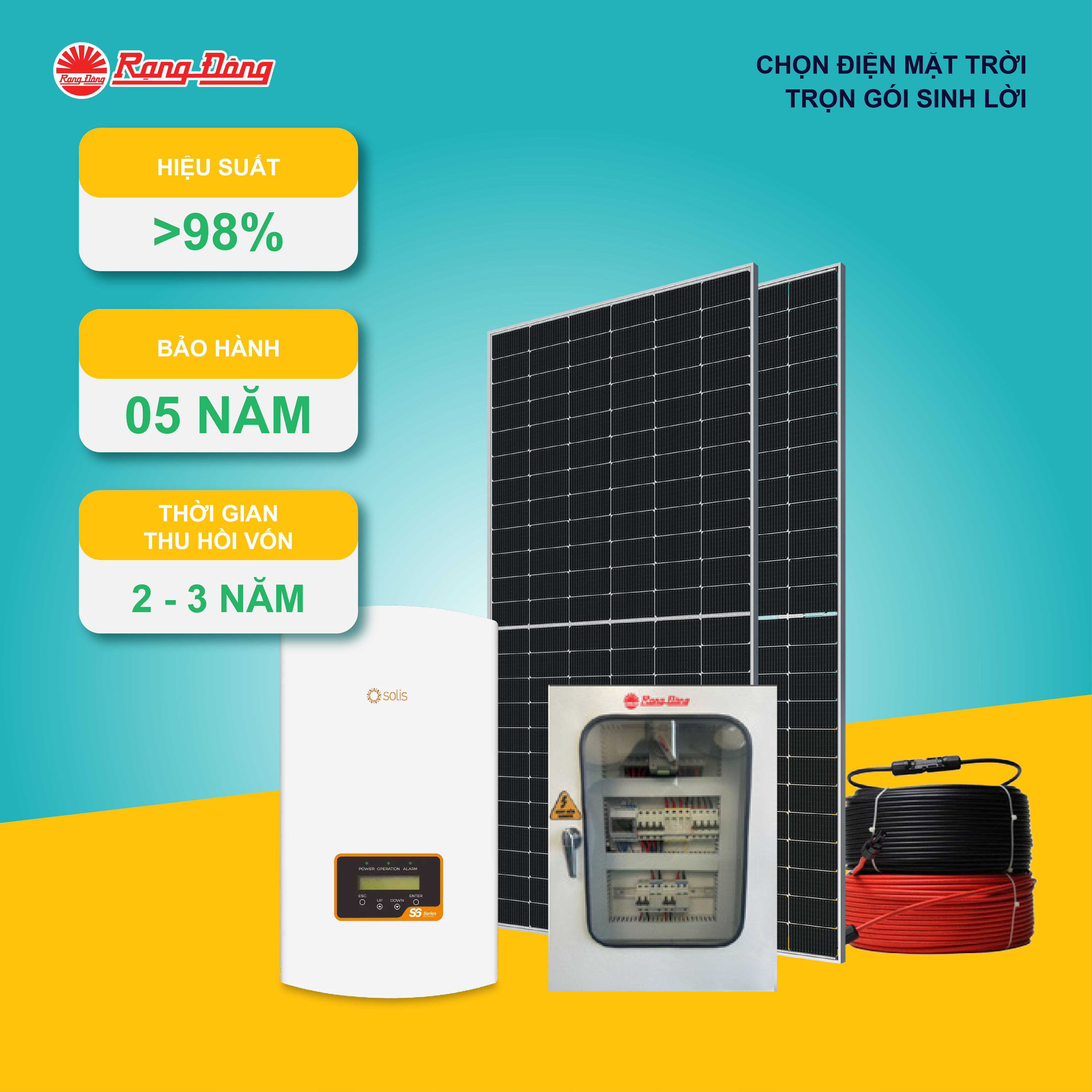 Hệ thống hoà lưới 3 pha 30kWp