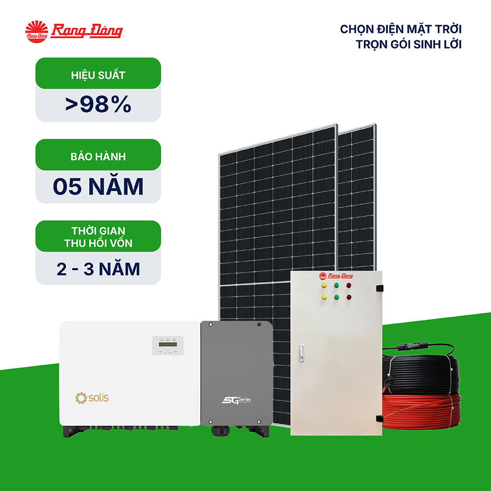 Hệ thống hoà lưới 3 pha 99kWp