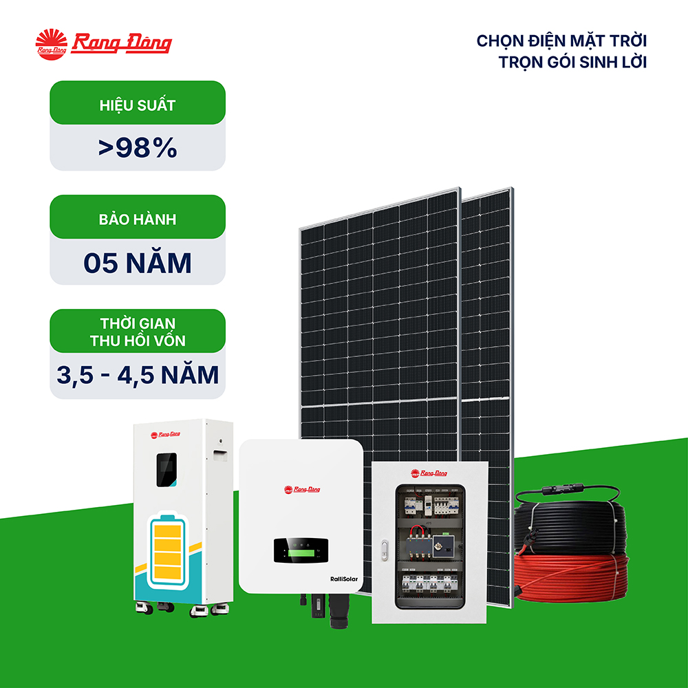 Hệ thống Hybrid 1 pha 7kWp