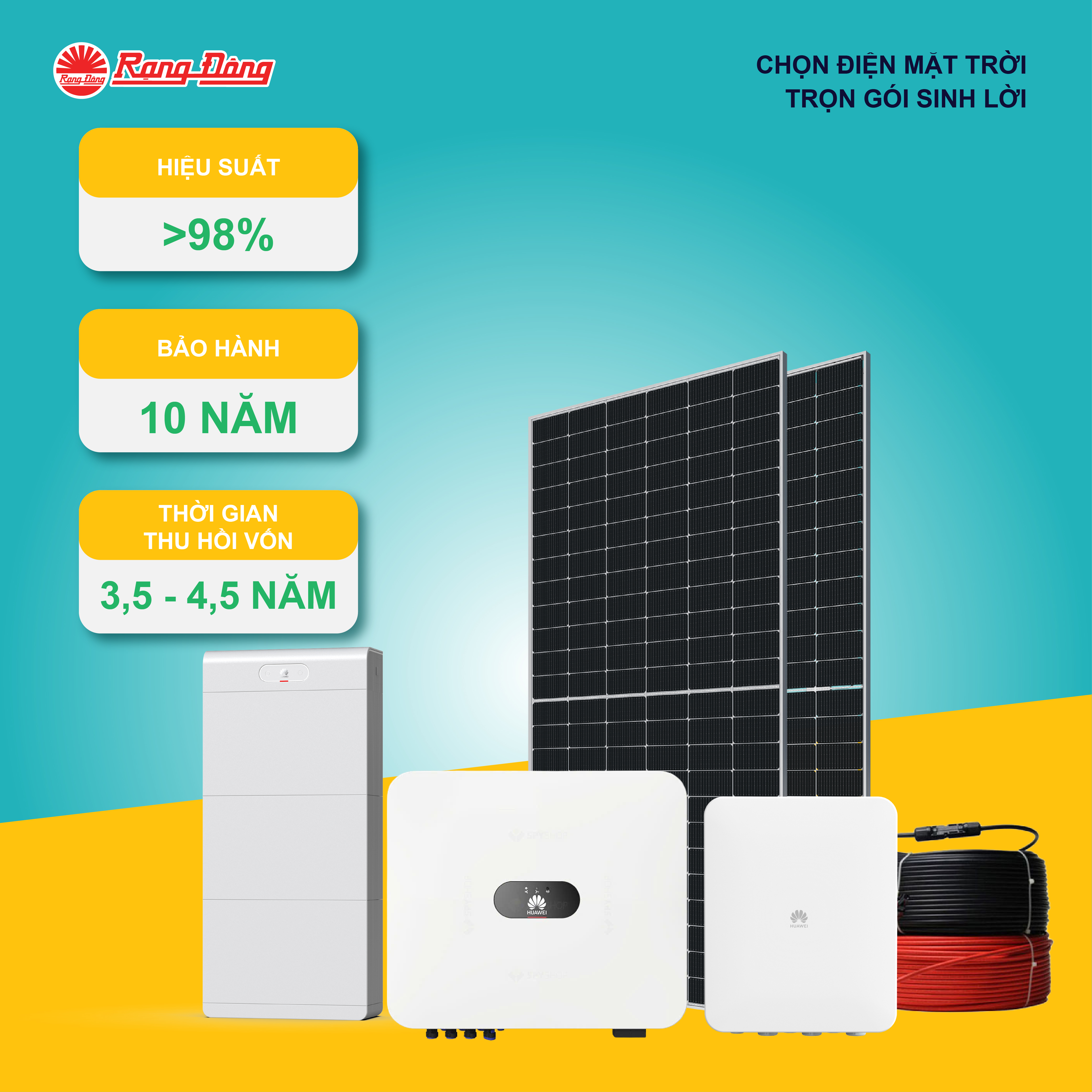 Hệ thống Hybrid 1 pha 8.5 kWp-H