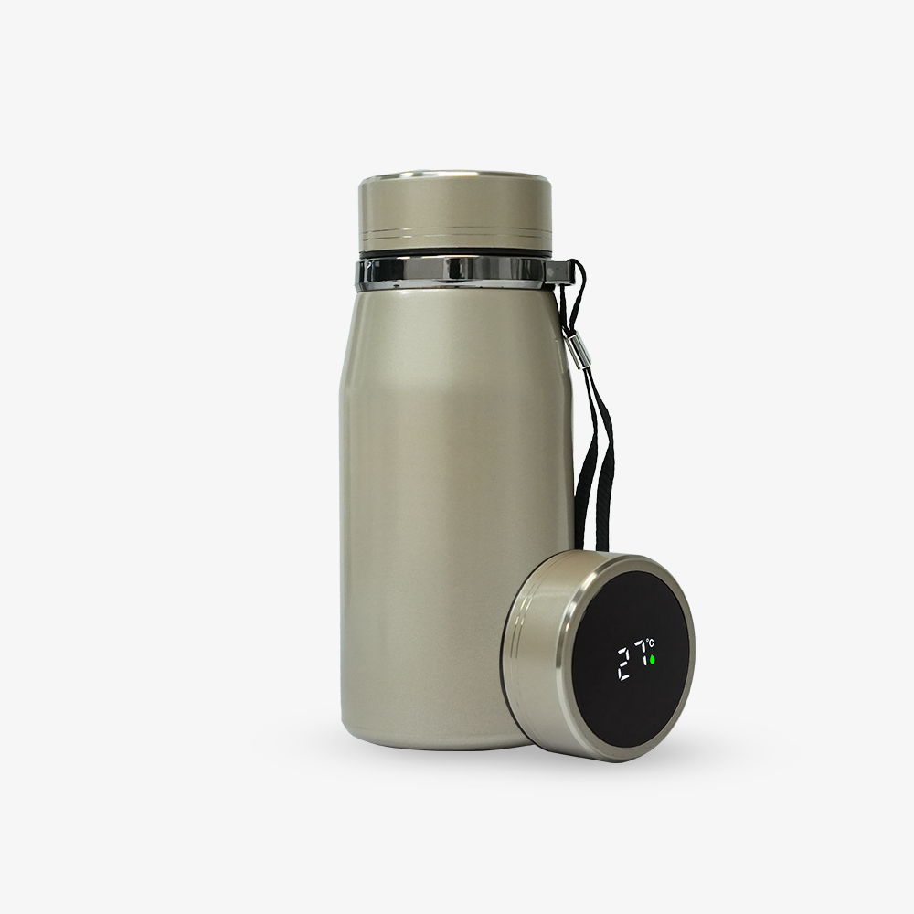 Bình nước giữ nhiệt inox hiển thị nhiệt độ